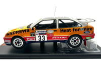 IXO Ford Sierra RS Rally Car - R Brookes 1989 RAC Rally Diecast Model 1/18 scale