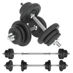 Body Revolution Cast Iron Dumbbell Set 15kg