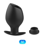 Nettoyeur de Bidet Portable en Silicone Noir,Buse de Lavage Hygiénique,Tuyau de Douche,Lavement,Douche Creuse,Bouchon Anal,Liquide Anti-fuite,1 Pièce - Type M