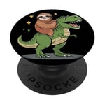 T-Rex paresseux PopSockets PopGrip Adhésif