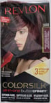 3 X Revlon Colorsilk all-in-one Buttercream Hair Colour 36RB Burgundy New