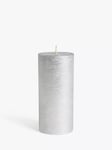 John Lewis Metallic Pillar Candle