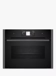 Neff N90 C24FT53G0B Built-in Compact Oven with Steam Function, Grey Graphite