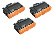 3x TN3480 Black Toner Cartridges Fits Brother HL-L6300DWT Printer