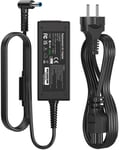 Chargeur HP Ordinateur Portable 45W 19.5V 2.31A pour HP Stream 11 13 14, EliteBook Folio, Spectre Ultrabook, Pavilion Touchsmart, Pavilion X360 M3 11 13 15(4.5mm * 3mm)