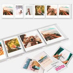 Instax Mini Ca E Mural 8,6 X 40 Cm En Acrylique Flottant Avec Un Design Simple, Grand Ca E Photo Familial Collage Décoration Murale Pour Instax Mini Films Instax Square Film Et Grand Film