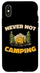 iPhone X/XS Campsite Tenting Campground Camp Campfire Tent - Camping Case