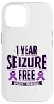 Coque pour iPhone 14 1 an de soutien pour la sensibilisation à l'épilepsie sans crises