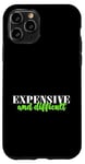 Coque pour iPhone 11 Pro Vert Cher & Difficult (I'm a delight) Green Graphic