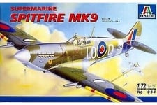 Supermarine Spitfire Mk9 Avion Plastique Kit 1:72 Model 0094 Italeri