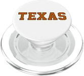 Vintage Texas Men Texas Women Retro Orange Cadeau PopSockets PopGrip pour MagSafe