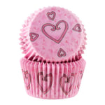 Cacas - Muffinsform 50 stk rosa hjerte