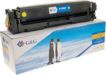 G&Amp G G&Amp G Kompatibel Toner Med Cf542a, Gul, 1300S, Nt-Ph203y, Hp 203A, För Hp Color Laserjet Pro M254dw, Nw, M280nw, N