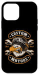 Coque pour iPhone 12 mini Beau cadeau pour motard, club de moto, aigle, chopper