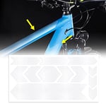 4R Quattroerre.it, Transparent, Autocollant de Protection Cadre Vélo MTB Rhino, 35 x 17,5 cm Unisex-Adult, 35 x 17.5 cm