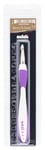 Addi - Addi Swing Maxi Anodised Aluminium (16cm, 8.00mm) Ergonomic Design Crochet Hook with Soft-Grip Plastic Handle - 1 Crochet Hook