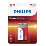 Philips Power Alkaline 6LR61 E-block 9V batteri