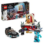 LEGO 76213 Marvel La Salle du Trône du Roi Namor: Jouet sur Le Film Black Panther, pour Garçons et Filles Dès 4 Ans, Figurines de Super-Héros, Wakanda Forever, Cadeau Enfants