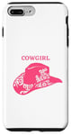 iPhone 7 Plus/8 Plus Pink Cowgirl Hat for Cowgirls and Rodeos Case