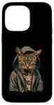 Coque pour iPhone 14 Pro Max Orange Chat du Bengale Voyou Chat Gangster Chat Gangster Life