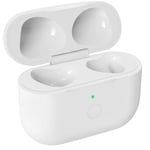 Trådlöst laddningsfodral ersättning kompatibel med AirPods 3:e generationens laddningsfodral med snabbladdning och Bluetooth-parkopplingssynkroniseringsknapp (vit)