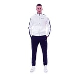 Champion Men's American Tape Special Polywarpknit Tracksuit, White/Navy Blue, XS