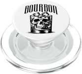 Crâne de whisky bourbon - squelette vintage amateur de whisky PopSockets PopGrip pour MagSafe