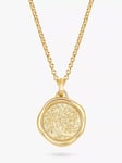 Dower & Hall Men's Tree of Life Talisman Pendant Necklace