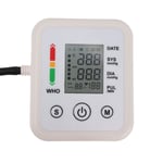 Blood Pressure Monitor Upper Arm LCD Display Battery USB Powered BP Machine DC6V