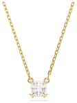 Swarovski 5693153 Stilla Pendant Necklace White Crystal Gold Jewellery