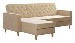 CosmoLiving by Cosmopolitan Liberty Sovesofa m. chaiselong - Ivory