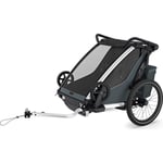 Thule Cykelvagn Chariot Cross 2 Double Gen 3 Dark Slate