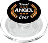 Best Angel Ever Dicton amusant Prénom Angel PopSockets PopGrip pour MagSafe