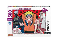 Nathan - Puzzle 500 pièces - Les aventures de Naruto - Adultes et enfants dès 12 ans - Puzzle de qualité supérieure - Encastrement parfait - Collection Mes Héros - 87280