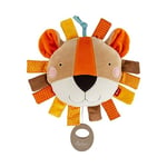 Sigikid 42886 - Coussin Musical Lion - Coussin Douillet avec boîte à Musique à remonter - Mélodie Douce pour s'endormir - Mécanisme de Jeu Interchangeable - pour bébés et Enfants dès la Naissance -