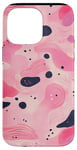 Coque pour iPhone 14 Pro Max Aura Coque de téléphone esthétique rose - Motif super mignon