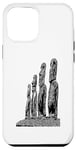 Coque pour iPhone 12 Pro Max Statue de Moai de l'île de Pâques Monolithe Mystery