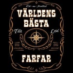 Dunken Världens bästa farfar T-shirt (Herr,3XL)