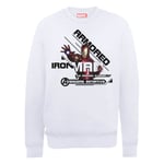 Sweat Homme Marvel Avengers Assemble - Iron Man - Blanc - M - Blanc