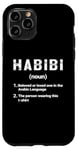 iPhone 11 Pro Habibi Dictionary Definition Arabic for Men Women Habibi Case