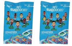 X2 UEFA Euro 2020 Football Player Cool Figure Stamper Party Filler Cake Topper