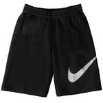 Nike Club Short-exp Swoosh – Bermuda de Sport pour Homme XS Noir/Blanc