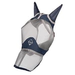 LeMieux Horse Armour Shield Pro Masque intégral en Bleu Marine – Doublure en Bambou Respirant – Protection UV – Taille S