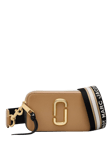 Marc Jacobs Leather Snapshot Crossbody Bag, Camel Multi