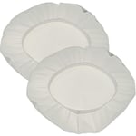 Vhbw - 2x Filtres à membrane compatible avec Flex S36, vce 45, S47, vce 35, vc 35 aspirateur - Lot de filtres textiles blanc