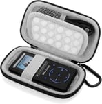 Étui Housse pour Lecteur MP3 /AGPTEK/SuperEye/Victure, Coque Rigide Sac de Rangemen Compatible avec MP3 de Ecran 1.8¿2.4 Pouces(Gray)