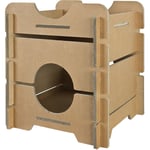 Petigi - xxl Lit de Chat Maison Chat Grotte de Chat Maison en carton Maisonnette pour chats