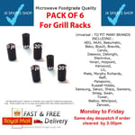 6 pack of Rubber Feet For Grill Wire Racks used in Microwave