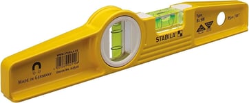 Stabila Type81SREM 25cm/10-inch Rare Earth Magnetic Spirit Level with Holster,