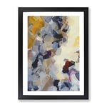 Bend And Break Abstract Framed Print for Living Room Bedroom Home Office Décor, Wall Art Picture Ready to Hang, Black A2 Frame (62 x 45 cm)